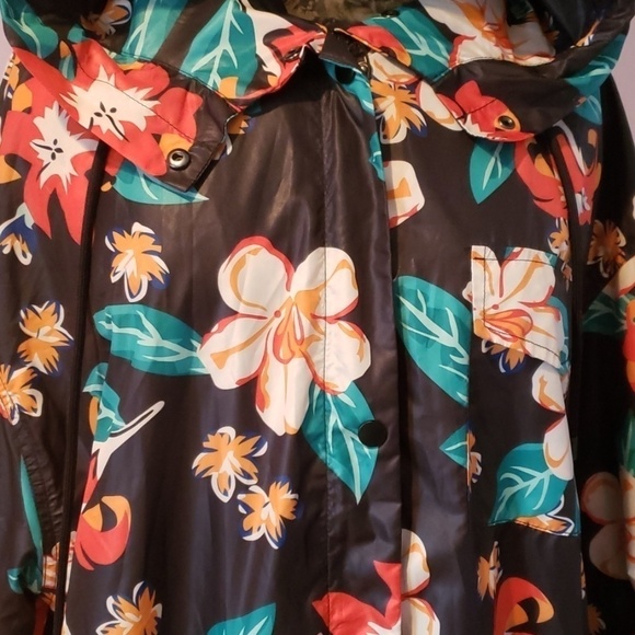 NEW ZARA Floral Zara Raincoat SMALL - Picture 6 of 6